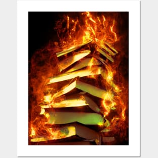 Book burning Posters and Art